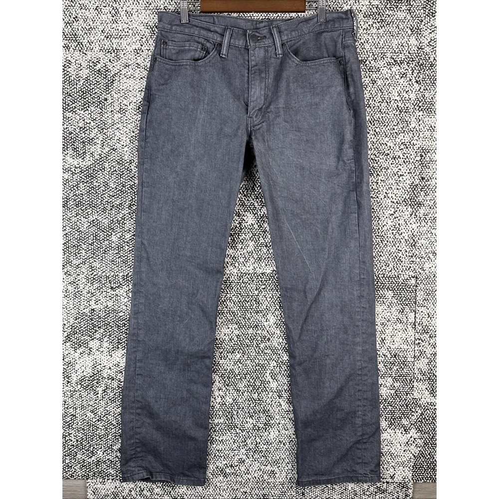 Levis 514 Mens Jeans 34‎ X 36 (Actual 34 X 33) Straight Gray